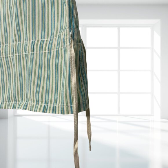 Johnny Was Striped Adjustable Drawstring Balloon Skirt Size 14 | Cotton Blend - Picture 8 of 16